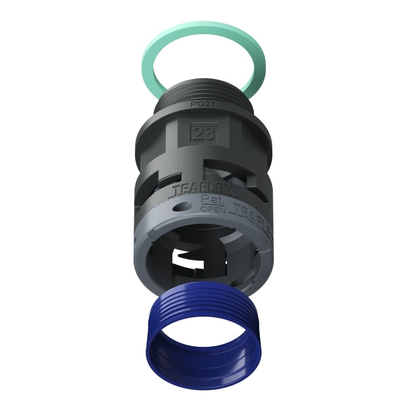 Raccordo Nero Ip68 Sm23 Pg21