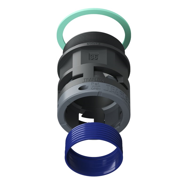 Raccordo Nero Ip68 Sm36 M50X1,5