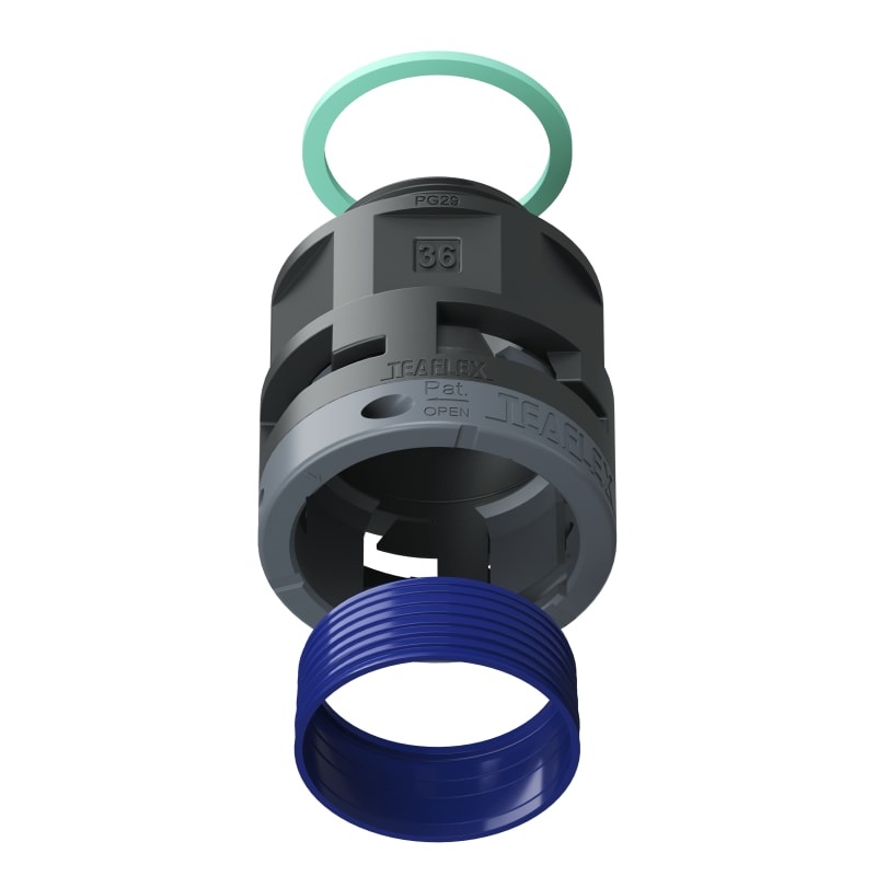 Raccordo Nero Ip68 Sm36 Pg29