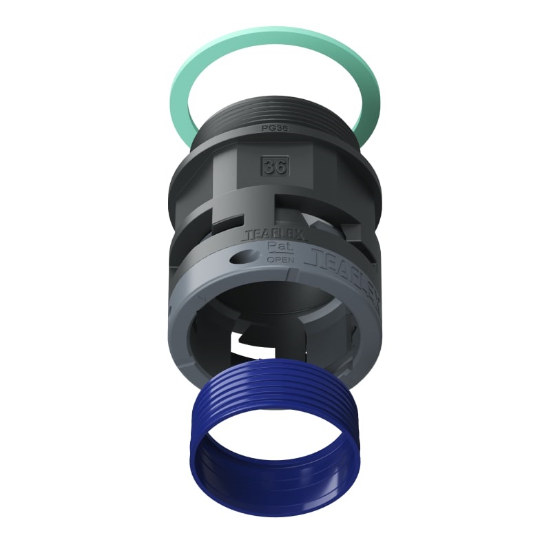 Raccordo Nero Ip68 Sm36 Pg36