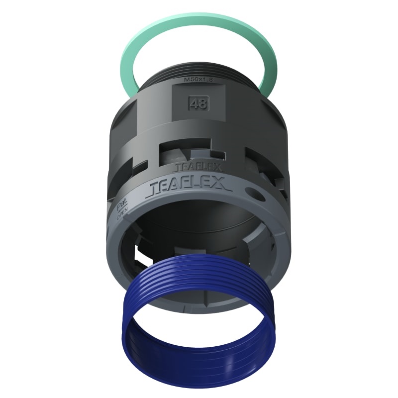 Raccordo Nero Ip68 Sm48 M50X1,5