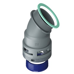 Curva 45°Ip68 Bf36 Pg36 Grigio