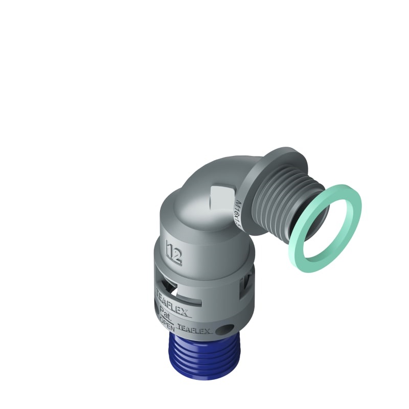 Curva 90°Ip68 Bn12 M16 Grigio