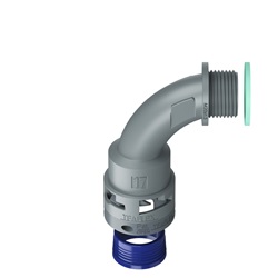 Curva 90°Ip68 Bn17 M20 Grigio