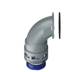 Flangia 90° Ip68 Fl48 Grigio