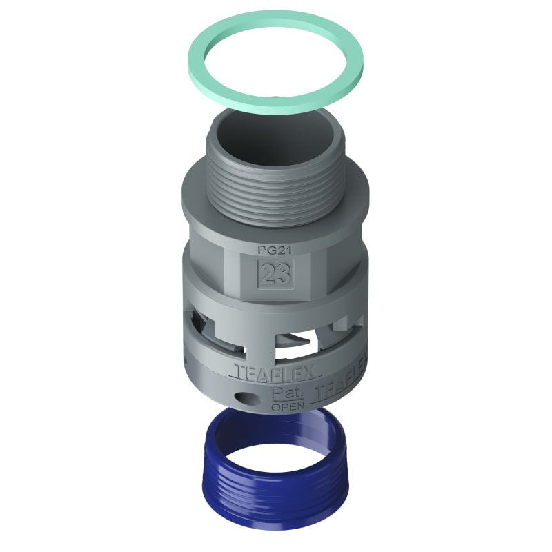 Raccordo Grigio Ip68 Sm23 Pg21