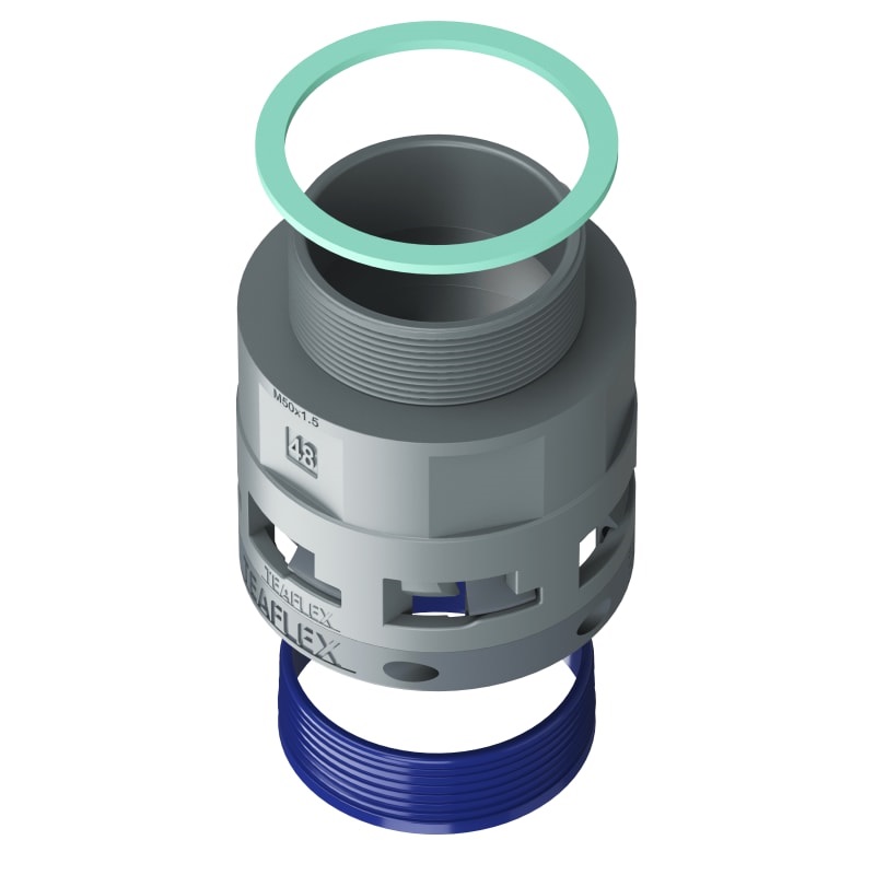 Raccordo Grigio Ip68 Sm48 M50X1,5