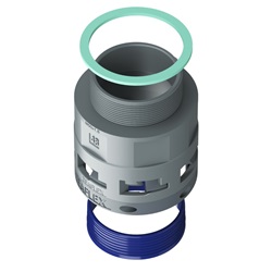 Raccordo Grigio Ip68 Sm48 M50X1,5