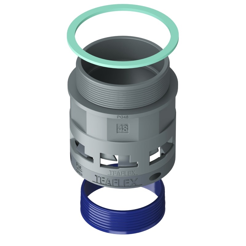 Raccordo Grigio Ip68 Sm48 Pg48