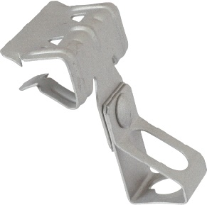 Clip in acciaio armonico M8 per barra filettata, fissaggio travi 10-15 mm, uso elettrico industriale