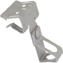 Clip in acciaio armonico M10 per fissaggio barra filante applicazioni elettriche