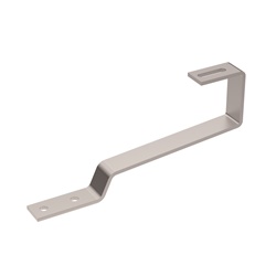 Staffa tipo S inox per tetto a falda fissaggio strutture elettriche cemento resistente corrosione