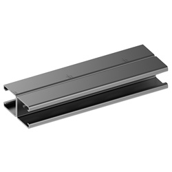 Profilo doppio acciaio zincato caldo 41x41x2,5 mm per applicazioni elettriche e strutturali lunghezza 6 mt
