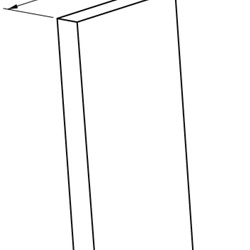 Barra rame pieno 40x5 mm lunghezza 1750 mm per impianti elettrici professionali