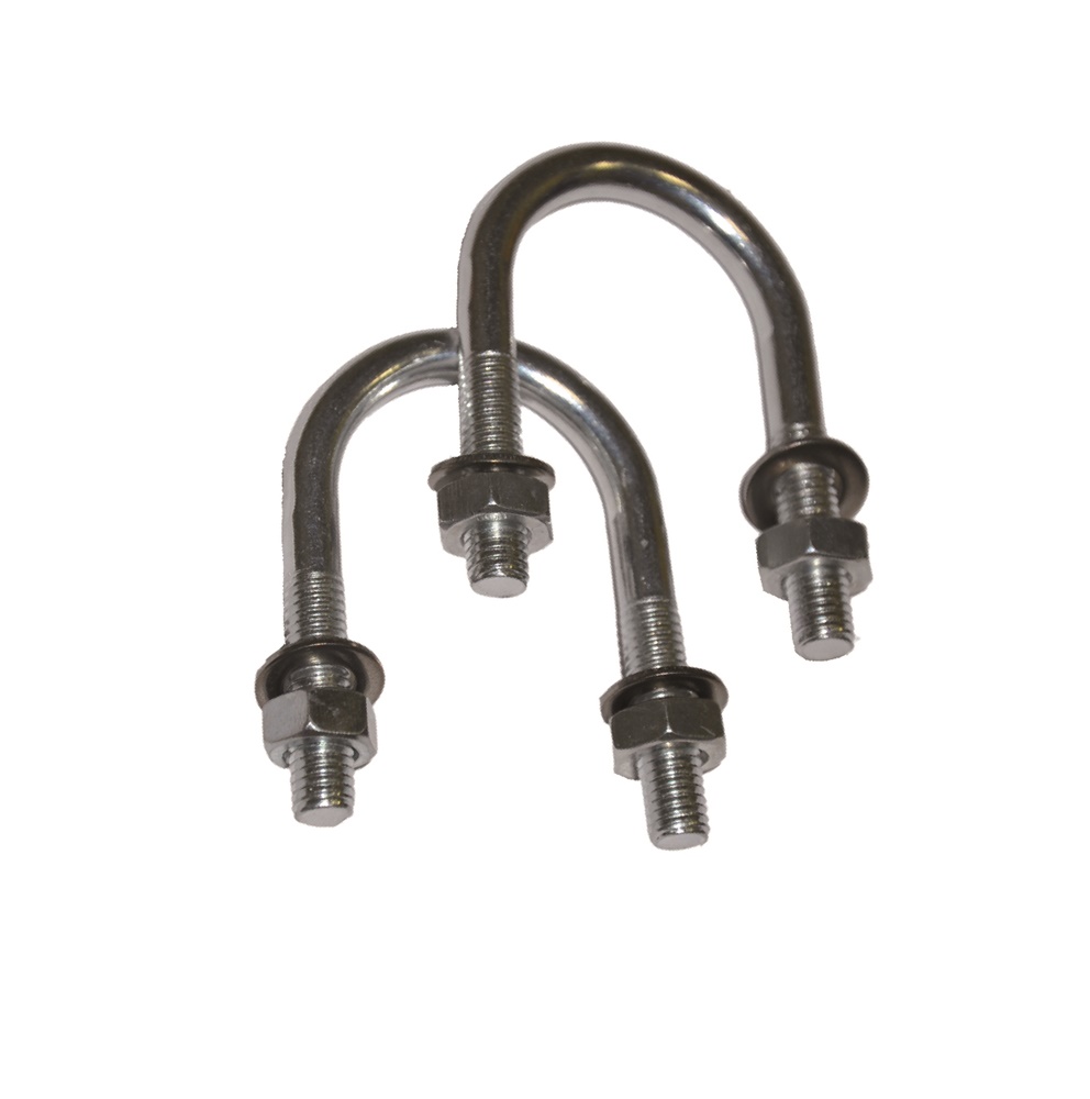 U-Bolt Cavallotto Fissatubo Acciaio 1 Filettatura M6 per Impianti Elettrici Industriali