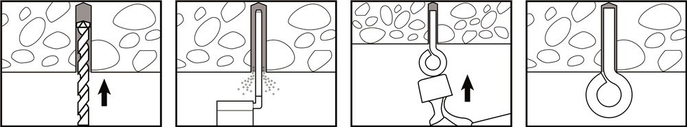 Kit terminale espandibile Silver 1 m cavo tassello per installazioni elettriche professionali