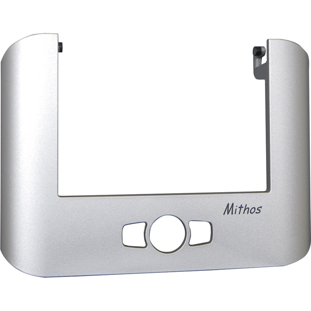 Frontalino verniciato argento per sistema Mithos design moderno e resistente
