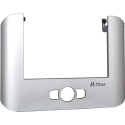 Frontalino verniciato argento per sistema Mithos design moderno e resistente