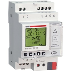Memo KNX orologio digitale astronomico programmatore 1 canale automazione domestica