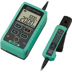 Pinza amperometrica digitale 120 mA DC per misure correnti continue con display LCD retroilluminato e funzione data hold
