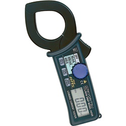 Pinza amperometrica digitale 2433R TRMS 400A con filtro 50Hz per correnti disperse, display LCD retroilluminato, misura conduttori fino a 40 mm, uso elettrico professionale