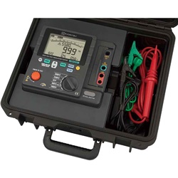 Misuratore isolamento alta tensione 5kV digitale con diagnostica avanzata per cavi e trasformatori