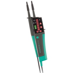 Voltmeter digitale KT170 12-690V AC/DC con LED torcia e funzioni autoaccensione per installazioni categoria IV 600V