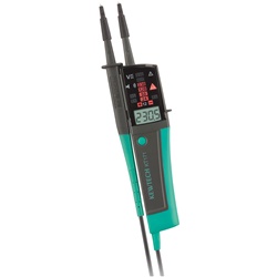 Volmetro digitale KT171 LCD 12-690V AC/DC con LED torcia e auto spegnimento per installazioni IV 600V