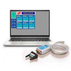 Software visualizzazione grandezze elettriche analizzatori rete versione stand-alone e client-server