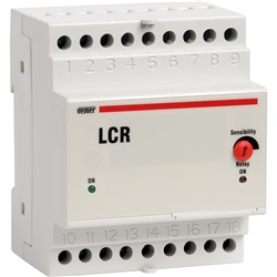 Relè controllo livello liquidi conduttivi DIN protezione pompe sommerse LCR 400