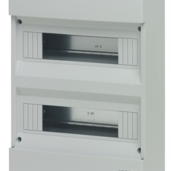 Centralino parete 24M IP40 s/PT grigio