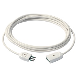 Cavo prolunga 3G0,75 mm² 5 metri bianco uso domestico e ufficio