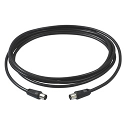 Cordone prol. TV 2m maschio-femmina nero