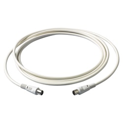 Cordone prol. TV 2m maschio-femmina bian