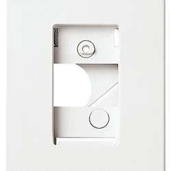 Cornice per supporto orientabile bianco