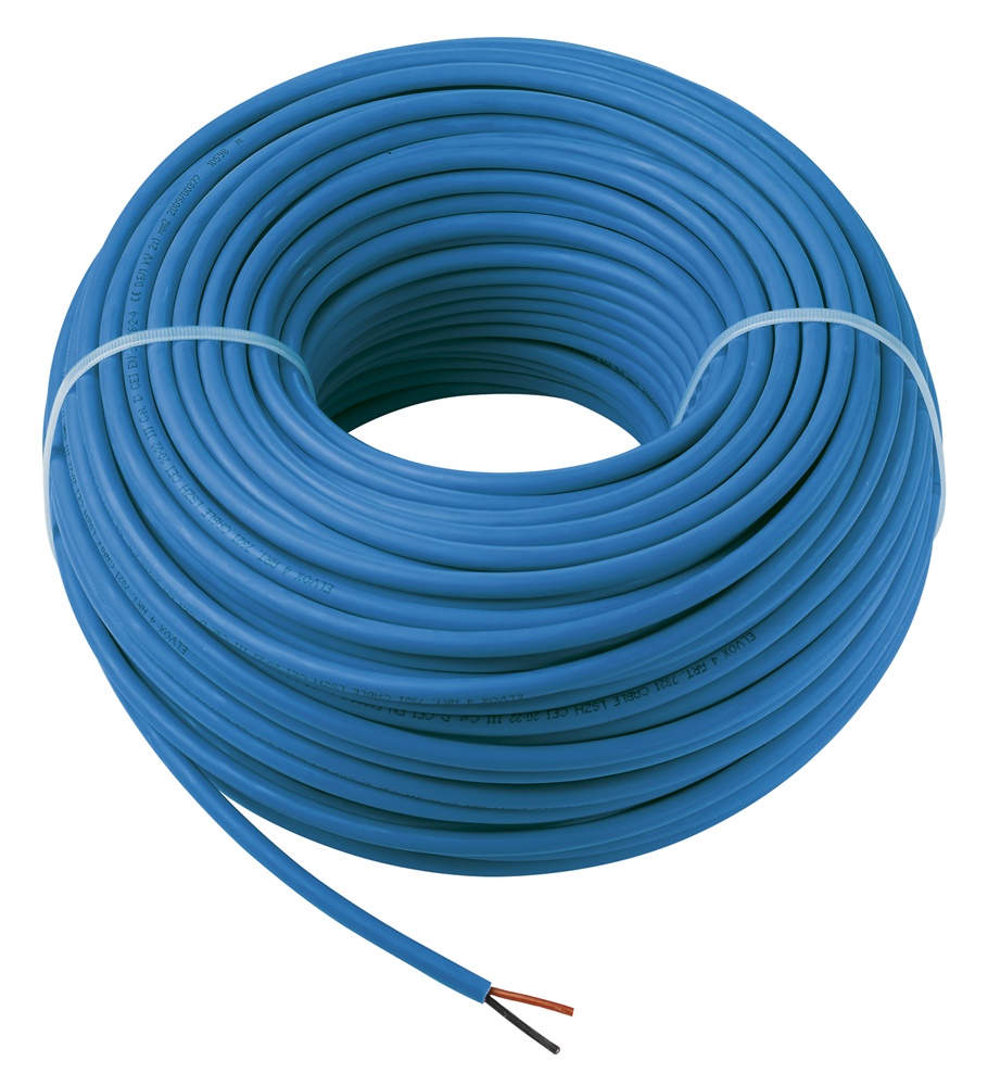 Cavo By-me diffusione sonora 2x0,5 mm² LSZH Classe Eca 100 m blu
