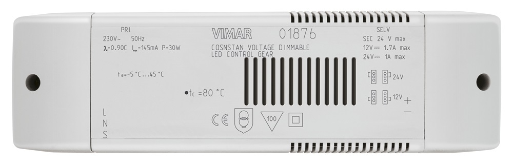 Alimentatore 230V 50Hz LED RGB 12/24Vdc