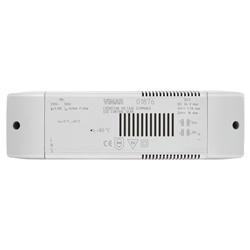 Alimentatore elettronico 230V 50Hz multitensione per moduli LED RGB 12/24Vdc regolabile
