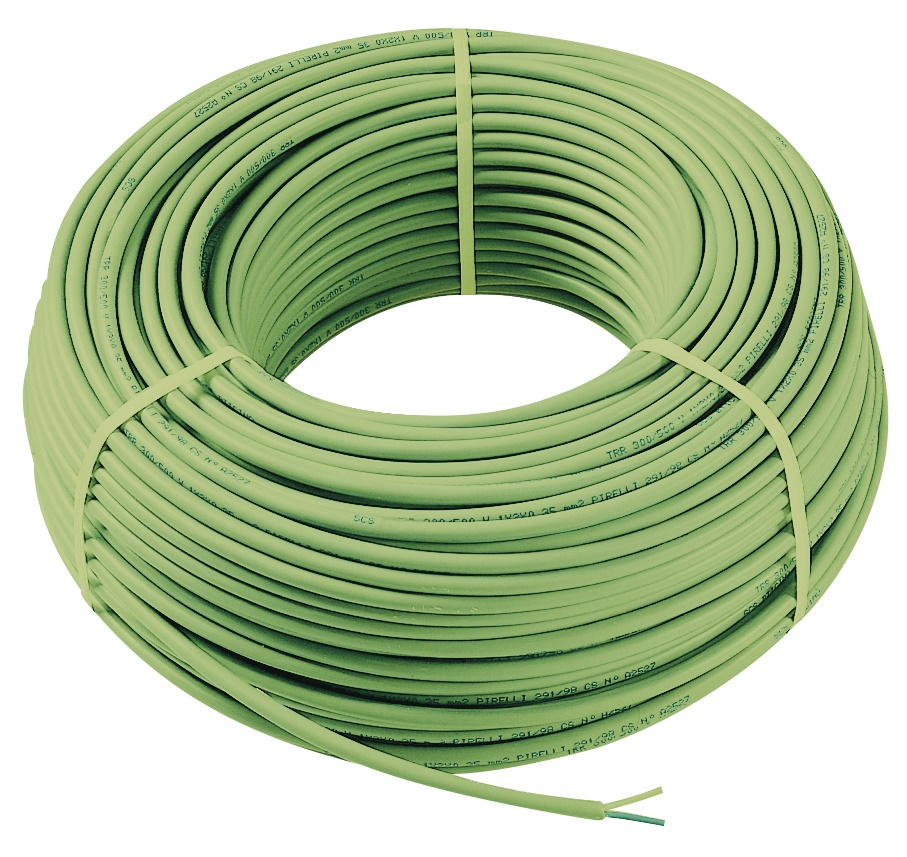 Cavo KNX 2x2x0,8mm LSZH Classe Eca 100m verde per impianti elettrici KNX