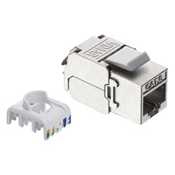 Connettore RJ45 Netsafe Cat6 FTP schermato per cablaggio T568A/B senza utensili