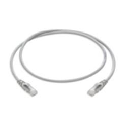 Cordone RJ45 Cat5e U/UTP 3m cavo 4 coppie 24 AWG PVC grigio rete dati