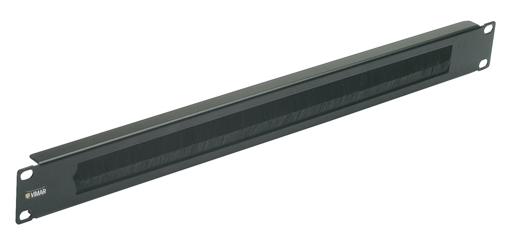 Pannello passacavi aperto 1U 19 per gestione cavi rack standard