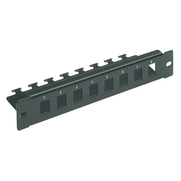 Pannello 10in 8 porte vuote 1u