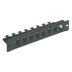 Pannello permutazione 10in 8 porte vuote 1U per rack networking
