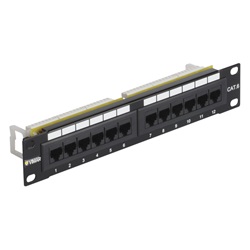 Pannello 10in 12 RJ45 Cat6 UTP 1u