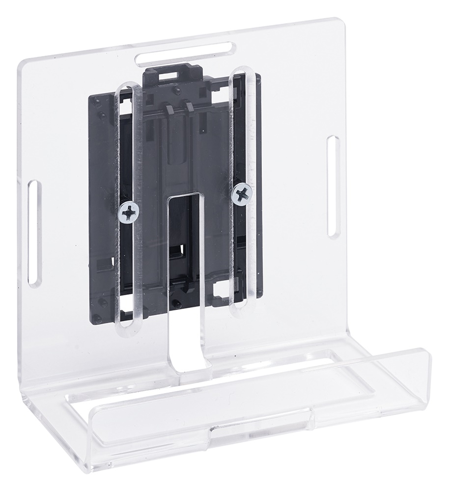 Supporto apparati per barra DIN 8 moduli 17,5 mm montaggio elettrico quadro