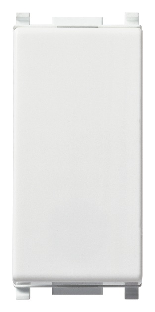Deviatore 1P 16AX antibatterico illuminabile bianco per impianti elettrici domestici
