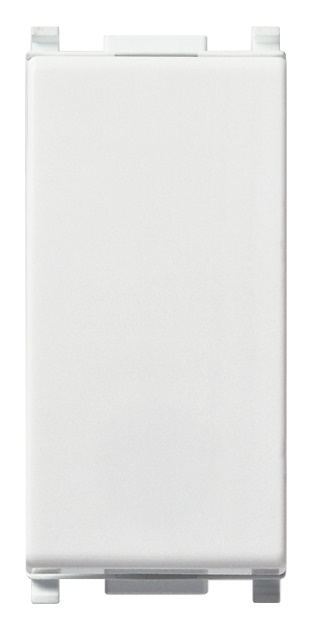 Deviatore 1P 20AX 250V illuminabile tasto sostituibile bianco per impianti elettrici domestici