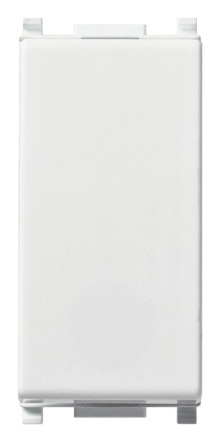 Pulsante 1P NO 10A antibatterico illuminabile tasto sostituibile bianco