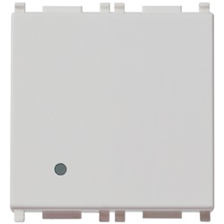 Pulsante 1P NO 10A 2M Silver